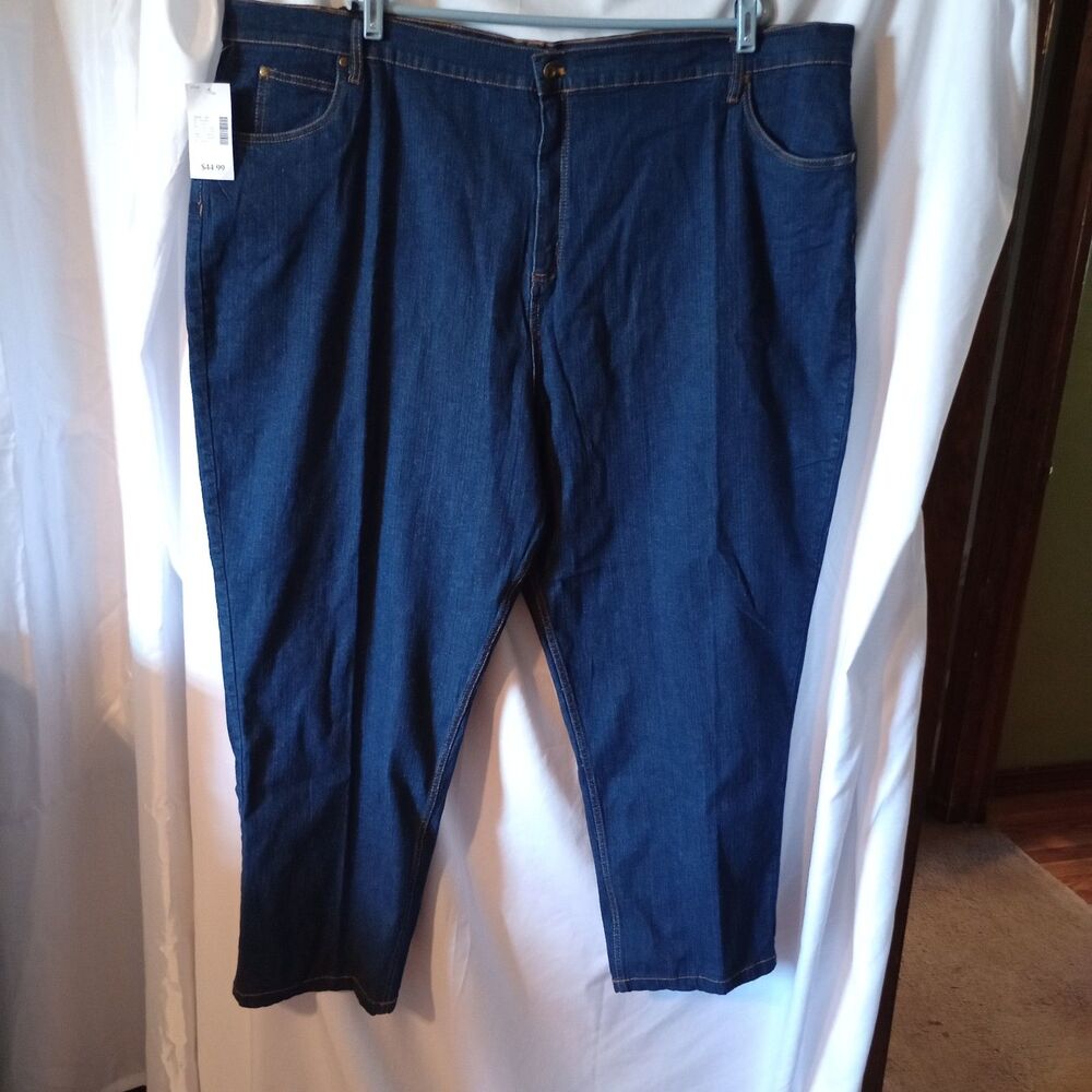 Women's Venezia Plus 34W Stretch Straight Leg Jeans NWT Dark Wash Style 820000